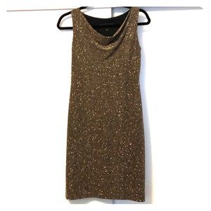 💎3/$25💎Donna Rocco Gold Sparkle Dress